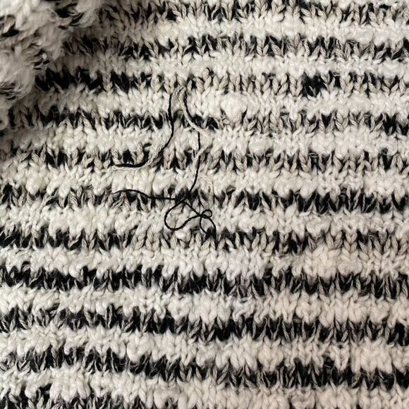 Alice + Olivia Open Drap Cardigan Chunky Knit Ombre Size Small/ Medium As Is - Picture 8 of 10